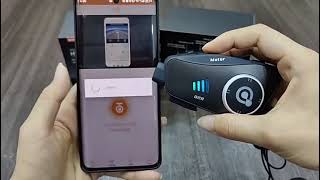 Q28 Motorbike Headset Earphone with HD Camera Video Recorder Dashcam