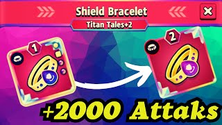 ARCHERO: +2000 ATTACKS! SHIELD BRACELET TITAN +2!