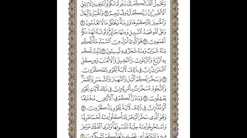 الوجه 268 من القرآن مكرر ١٠ مرات مع الآيات | سورة النحل | الشيخ خليفة الطنيجي