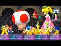 What if Mario and Bowser defeat Evil Peach, Toad and Koopalings at Once in NSMBW