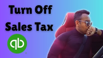 How to Turn Off Sales Tax in Quickbooks Online Full 2025 Guide