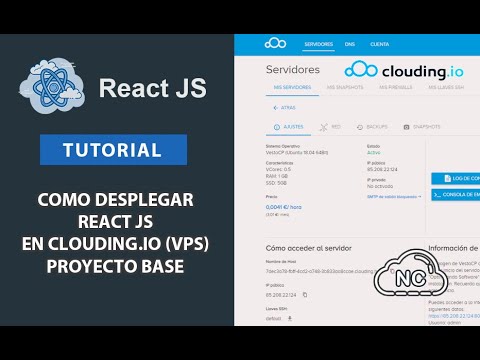 Tutorial: Como Desplegar React JS en Clouding.io (VPS) Proyecto Base