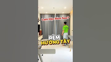 Lưu ý nhỏ khi xây nhà gắn rèm cửa hộc âm lên rèm đẹp sang lắm nha cả nhà #shorts #youtubeshorts