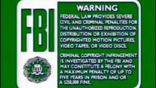 Green Disney Fbi Warning