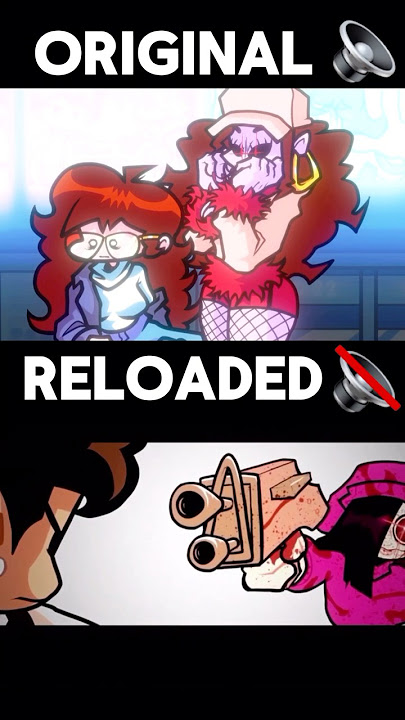 FNF Baddies BF Dying Original VS Reloaded Animation Comparison!