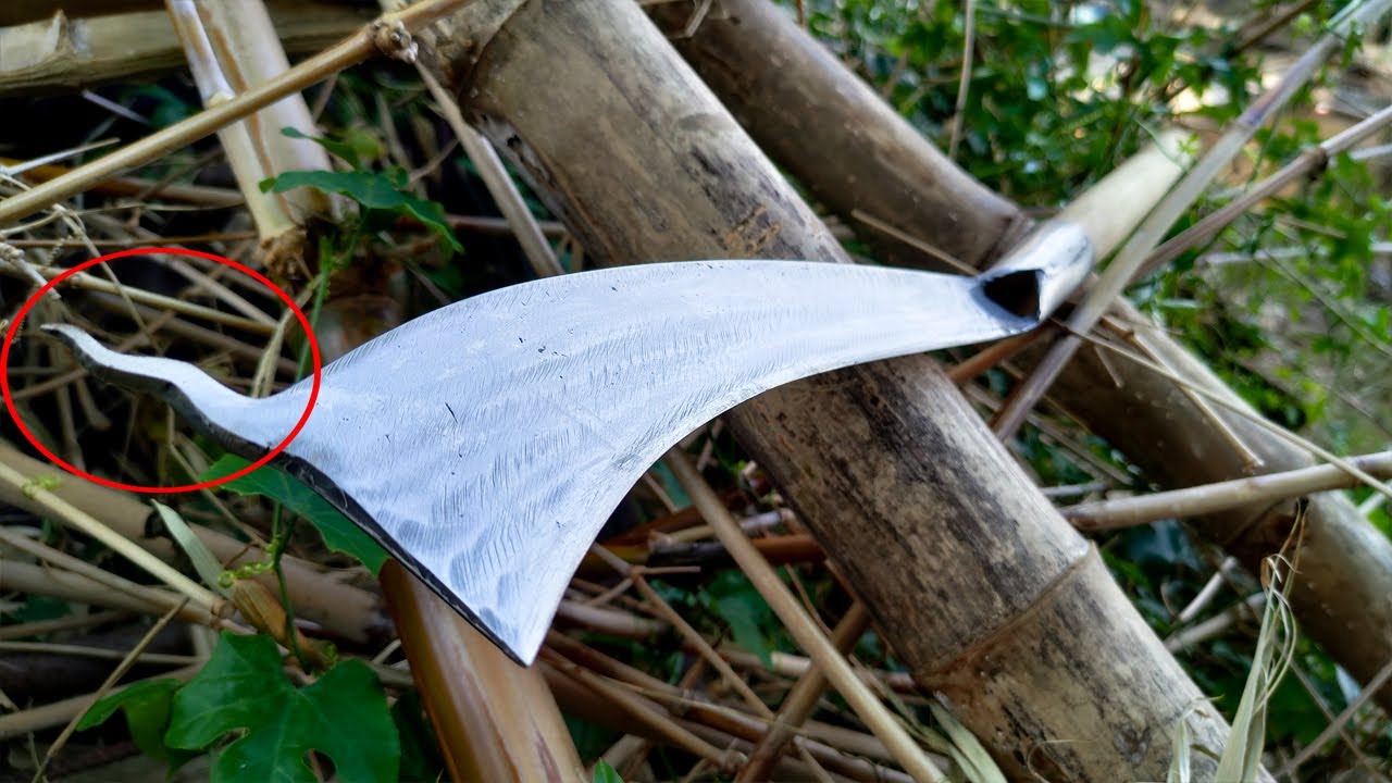 Knife Making - Forging Farmer's Most Powerful Machete Knife by Village Blacksmith