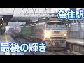 【小雨降るJR神戸線魚住駅】新快速・普通・貨物列車 高速通過・停車集【EF65・EF66…】