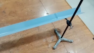 To find acceleration of a ball rolling down along angle iron by drawing a graph between 2S and t^2