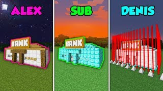 ALEX vs SUB vs DENIS - BANK ROBBERY in Minecraft! (The Pals)