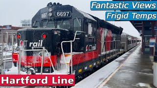 A Winter Journey on CT Rail