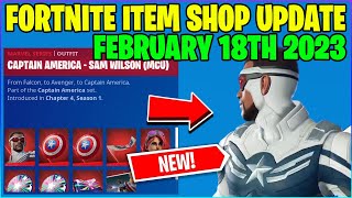 *NEW* CAPTAIN AMERICA BUNDLE! (FORTNITE ITEM SHOP FEBRUARY 18TH 2023)