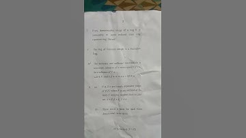 MSc previous year MJPRU Bareilly mathematics paper 2022