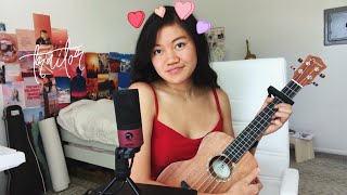 traitor - Olivia Rodrigo (ukulele cover + chords) | Hannah Cheng