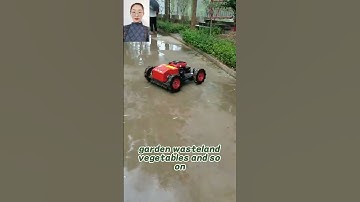 hybrid walking speed 0~6Km/h self-powered dynamo lawn weeding machine remote control