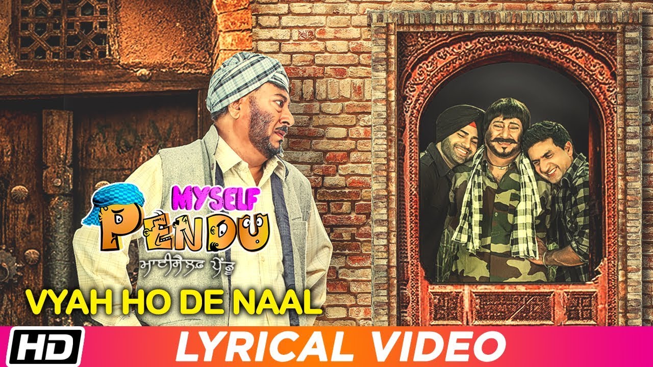 Vyah Oh De Naal  Lyrical Video  Myself Pendu  Preet Harpal  Habib  Jaspinder Cheema