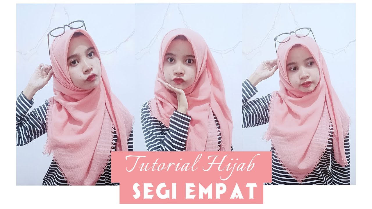 Tutorial Hijab Segi Empat Tanpa Ciput Simple Dan Mudah YouTube