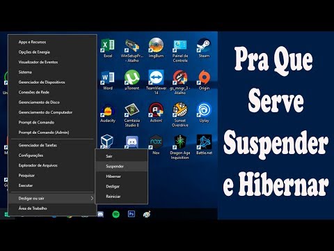 Vídeo: As coisas ainda são baixadas no modo de suspensão?