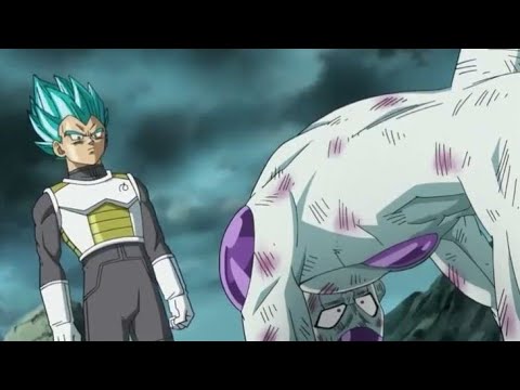 قتال فيجيتا ضد فريزا الذهبي صدمة فريزا من قوة فيجيتا المذهلة دراغون بول سوبر مدبلج عربي