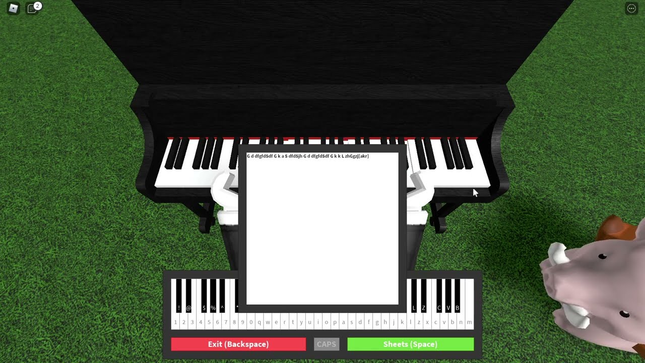 Giorino theme at roblox piano but something went kinda wrong - YouTube