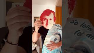 Towel Day, signed mask, custom made towel, OAK26, #towelday #toweldayambassador #douglasadams