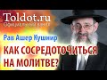 Рав Ашер Кушнир. Как сосредоточиться на молитве? ДЕРЕХ АШЕМ 84