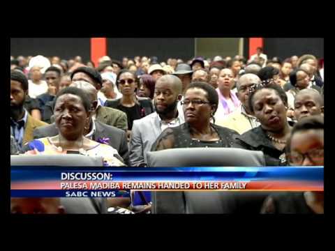 Palesa Madiba's remains handed over to her family - YouTube