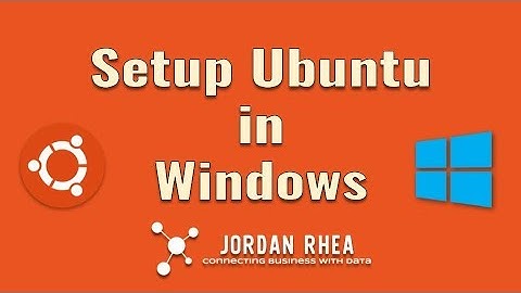 Setting up a Ubuntu development environment on Windows