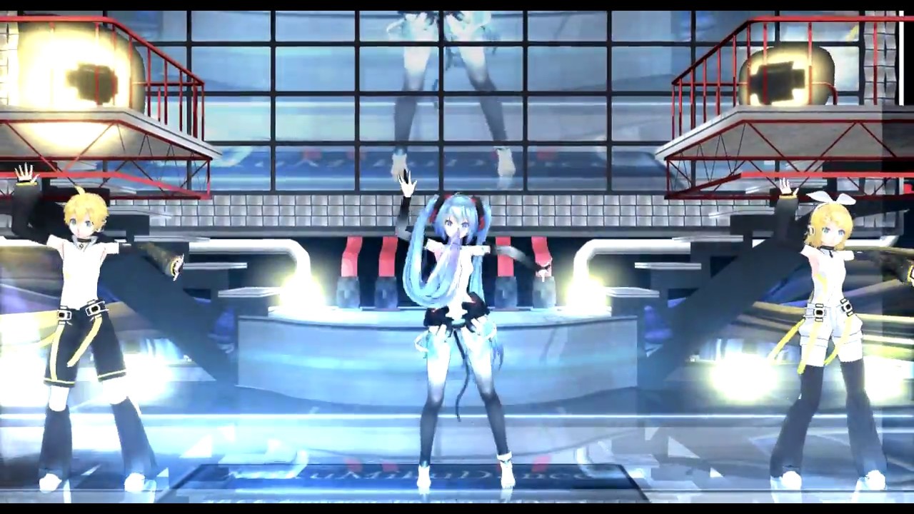 MMD Shake it! Miku Rin and Len - YouTube