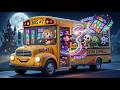 Kitty and the Crazy Bus Ride 🚌 Funny Kids Song | Best Nursery Rhymes & Bus Safety Toddler Learning