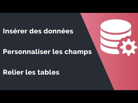 Vidéo: Dans une base de données, les champs liés sont regroupés ?