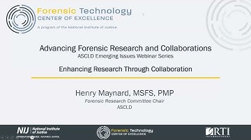 Advancing Research and Collaboration in Forensic Science1 Compressed