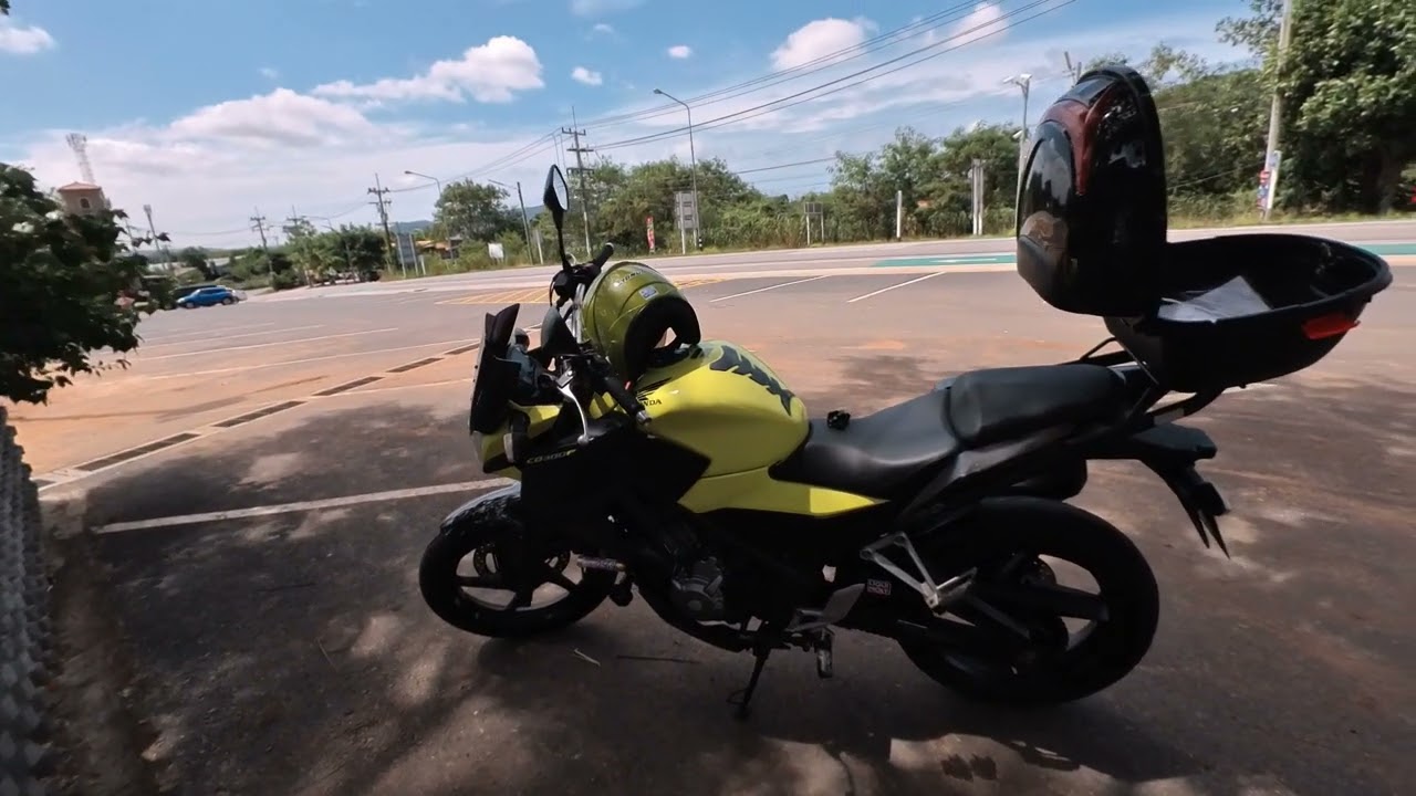 Rainy Season Ride – Pattayas Lush Beauty in July 2025   Exploring on a Honda CB300