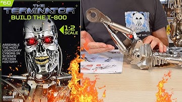 Build The Terminator T-800 Issue 60 - Assemble More Muscles For The Right Leg (Speed Build)