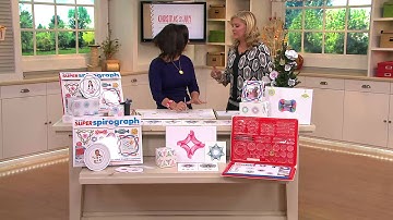 Original Super Spirograph 50th Anniversary Ed. 77 Piece Design Set with Pat James-Dementri