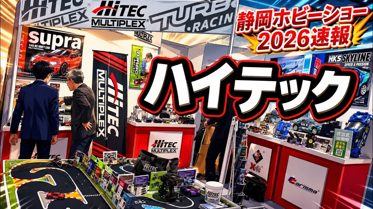 Shizuoka Hobby Show 2026 Breaking News] Hi-TEC Booth: Charisma