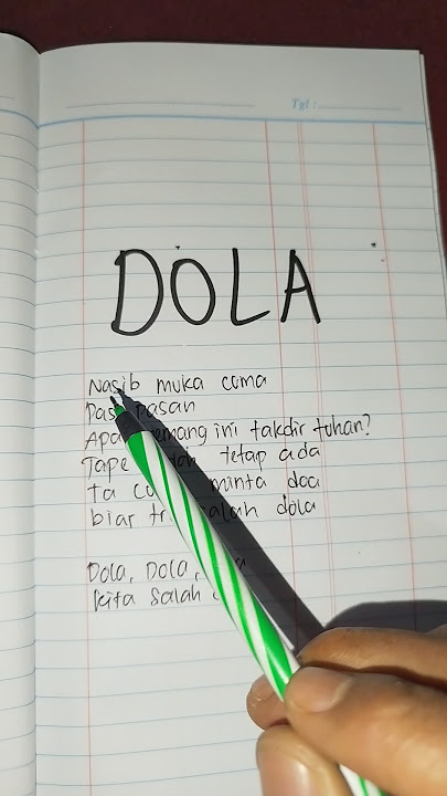DOLA - ANGGA DERMAWAN LIRIK VIDEO #doladola #lyricvideo #liriklagu #fyp #shorts