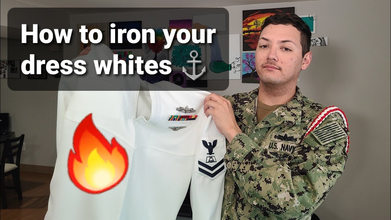 How To Iron Dress White Pants Navy