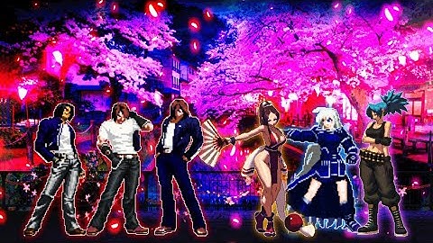 Wicked Kyo Team VS. Pre Girls Team [KOF MUGEN]