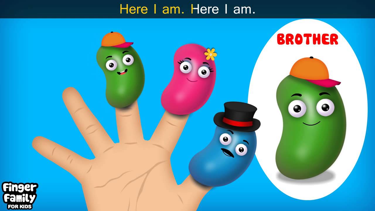Jelly Bean Finger Family Finger Family Songs for kids Finger Family