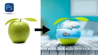 Photo Manipulation in Photoshop | Apple and Fish