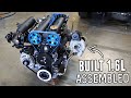 ASSEMBLING the BUILT 1.6L! (High Compression + Turbo)