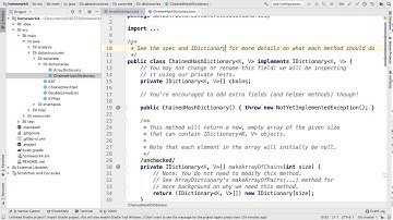 Chained Hash Dictionary & Set - CSE 373
