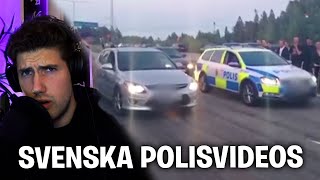 POLISEN JAGAR EN MOPPE & ÄR MED OCH KÖR STREETRACE?! *REAGERAR PÅ SVENSKA POLISJAKTER*