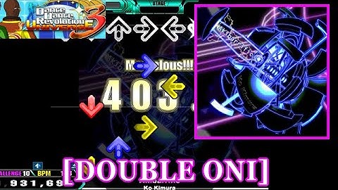 【DDR UNIVERSE 3】 Akibarrific / Ko Kimura [DOUBLE ONI] 譜面確認+Clap