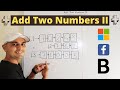 Add Two numbers II | LeetCode 445 | Medium