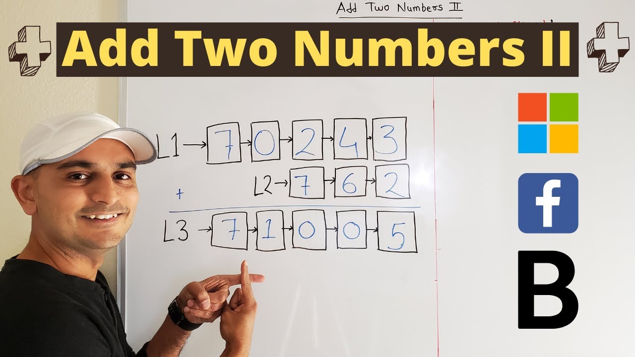 Add Two numbers II | LeetCode 445 | Medium