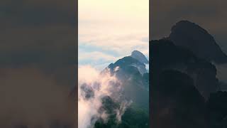 Wudang Mountain&#39;s cloud waterfall