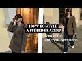 HOW TO STYLE A FITTED BLAZER? | Workwear outfits for spring 2024