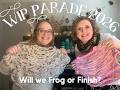 Two Knerdy Girls Knitting Podcast: Frog or Finish? Every WIP coming into 2026 with us!