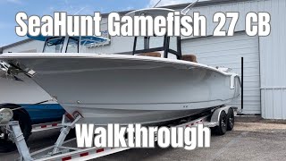 2024 SeaHunt Gamefish 27 w/Coffin Box Walkthrough | Coastline Marine screenshot 1